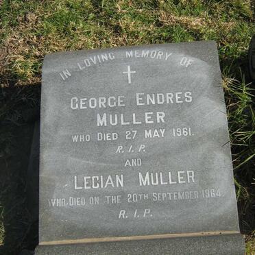 MULLER George Endres -1961 &amp; Lecian 1964