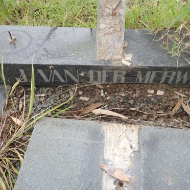 MERWE Gertie J.J., van der 1934-1995
