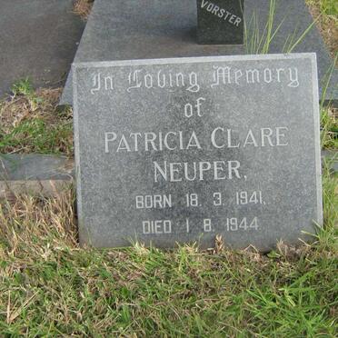NEUPER Patricia Clare 1941-1944