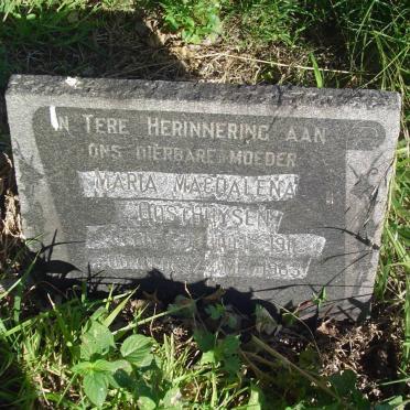 OOSTHUYSEN Maria Magdalena 1911-1963