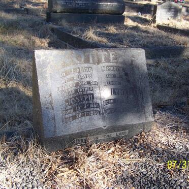 OTTE Joseph 1880-1960 &amp; Lydia 1882-1963