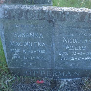 OPPERMAN Nicolaas Willem 1890-1959 &amp; Susanna Magdelena 1896-1972