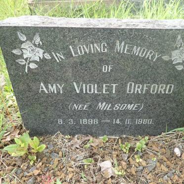 ORFORD Amy Violet nee MILSOME 1898-1980