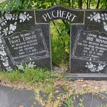 PUCHERT Franz Edward 1918-1978 &amp; Iris Minnie 1919-2003