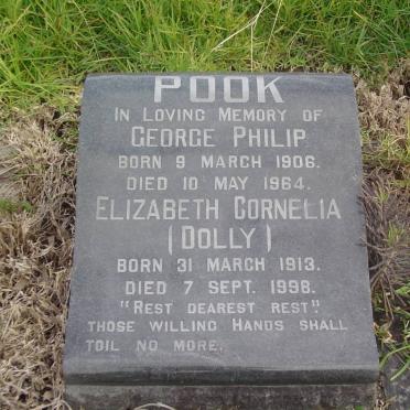 POOK George Philip 1906-1964 &amp; Elizabeth Cornelia 1913-1998