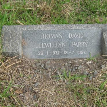 PARRY Thomas David Llewellyn 1872-1957