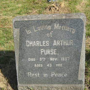 PURSE Charles Arthur -1957