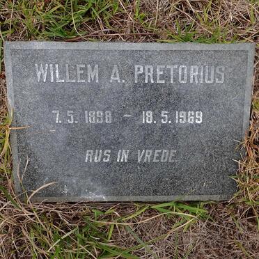 PRETORIUS Willem A. 1898-1969