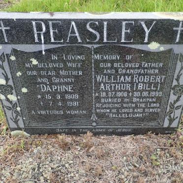 PEASLEY William Robert Arthur 1906-1993 &amp; Daphne 1909-1981