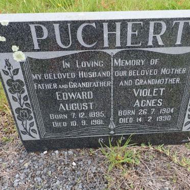 PUCHERT Edward August 1895-1981 &amp; Violet Agnes 1904-1990