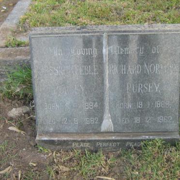PURSEY Richard Norman 1888-1962 &amp; Jessie Keeble 1894-1962