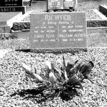 RICHTER William Alfred -1972 &amp; Fanny Rose -1968