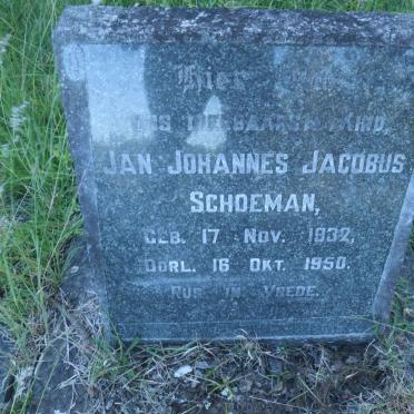 SCHOEMAN Jan Johannes Jacobus 1932-1950