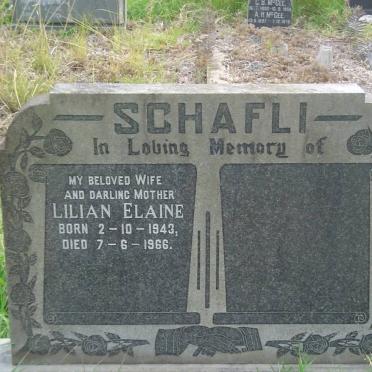 SCHAFLI Lilian Elaine 1943-1966