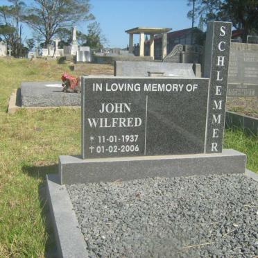 SCHLEMMER John Wilfred 1937-2006