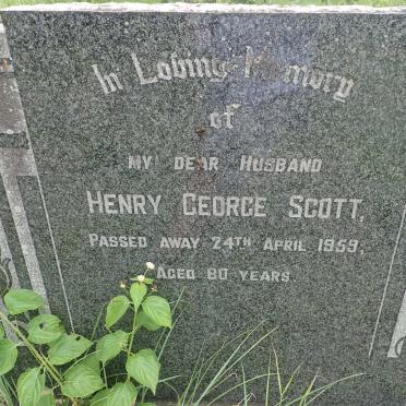 SCOTT Henry George -1959
