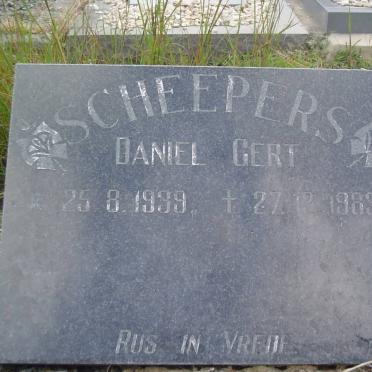 SCHEEPERS Daniel Gert 1939-1983