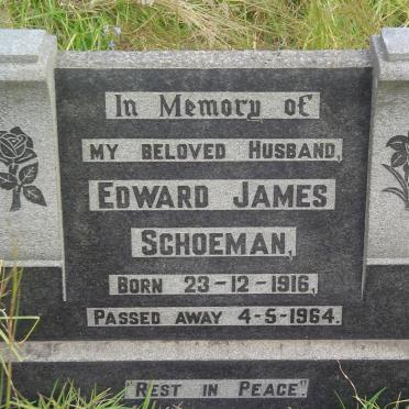 SCHOEMAN Edward James 1916-1964