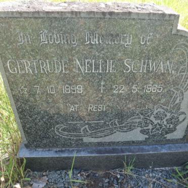 SCHWAN Gustav J. 1899-1972 &amp; Gertrude Nellie 1899-1965