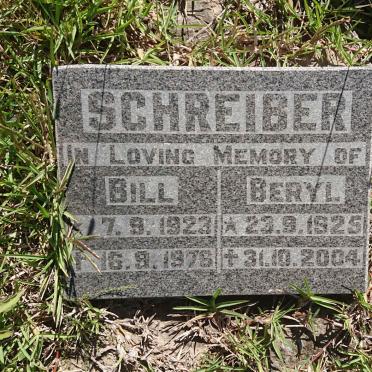 SCHREIBER Bill 1923-1976 &amp; Beryl 1925-2004