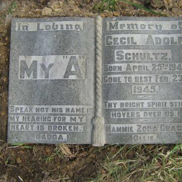SCHULTZ Cecil Adolf 1942-1945