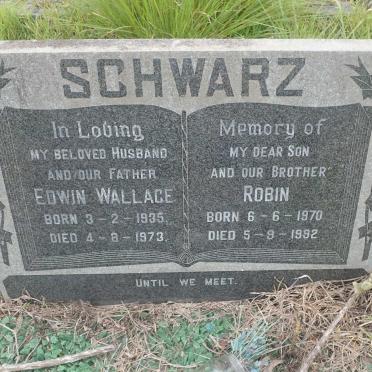 SCHWARZ Edwin Wallace 1935-1973 :: SCHWARZ  Robin 1970-1992