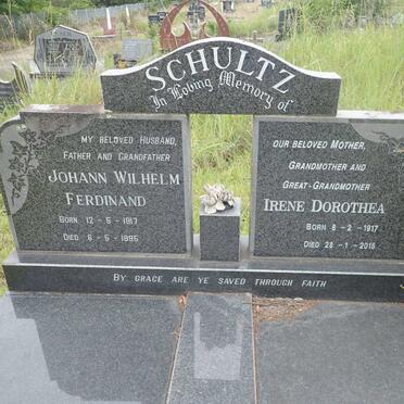 SCHULTZ Johann Wilhelm Ferdinand 1917-1995 &amp; Irene Dorothea 1917-2015