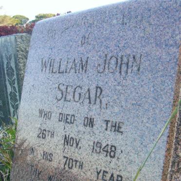 SEGAR  William John -1948