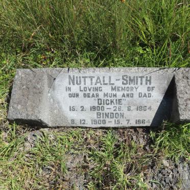 SMITH Dickie, NUTTALL- 1900-1964 &amp; Bindon 1900-1964
