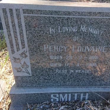 SMITH Percy Louvaine 1915-1985