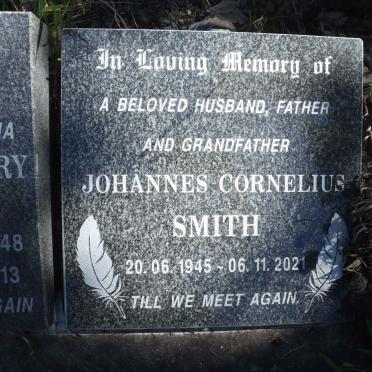 SMITH Johannes Cornelius 1945-2021 &amp; Matilda Mary 1948-2013