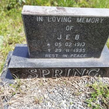 SPRING J.E.B. 1913-1995