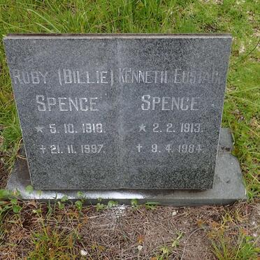 SPENCE Kenneth Eustace 1913-1984 &amp; Ruby 1918-1997