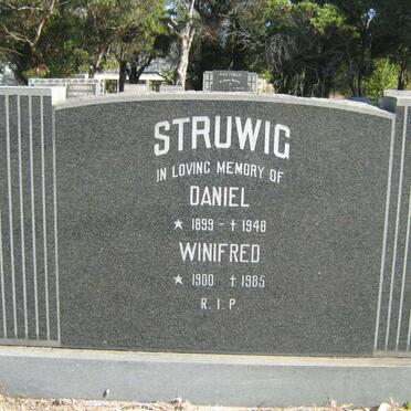 STRUWIG Daniel 1899-1948 &amp; Winifred 1900-1985