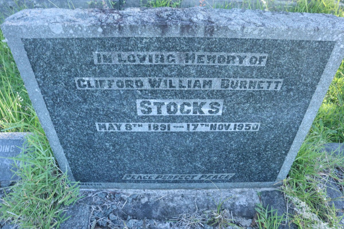 STOCKS Clifford William Burnett 1891-1950