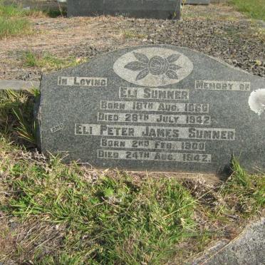 SUMNER Eli 1860-1942 :: SUMNER Eli Peter James 1900-1942