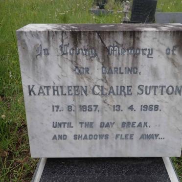 SUTTON Kathleen Claire 1957-1968