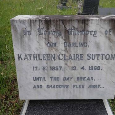 SUTTON Kathleen Claire 1957-1968