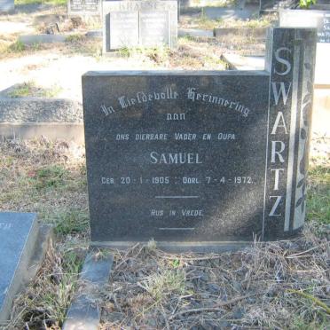 SWARTZ Samuel 1905-1972