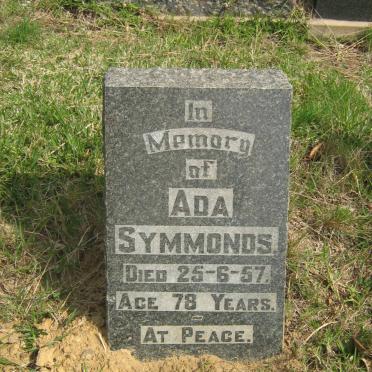 SYMMONDS Ada -1957