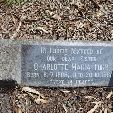 TORR Charlotte Maria 1906-1960