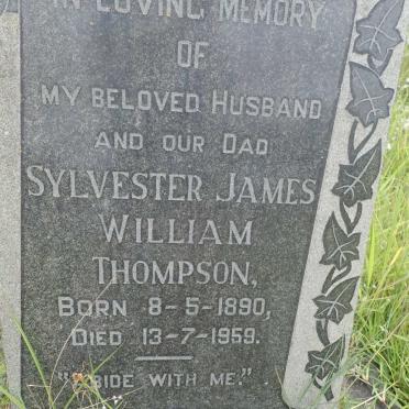 THOMPSON Sylvester James William 1890-1959