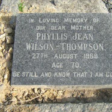 THOMPSON Phyllis Jean, Wilson -1969