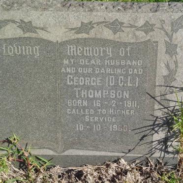 THOMPSON D.G.L. 1911-1963