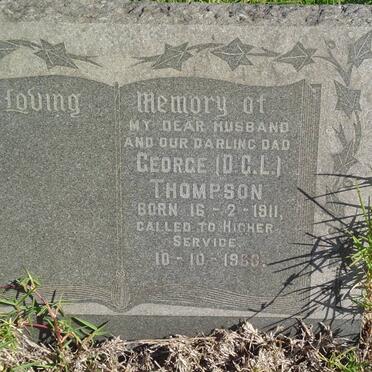 THOMPSON D.G.L. 1911-1963
