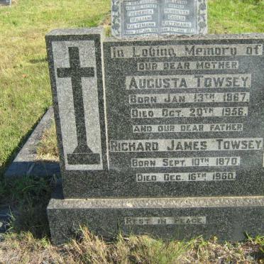 TOWSEY Richard James 1870-1960 &amp; Augusta 1867-1956