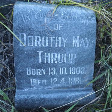 THROUP Dorothy May 1903-1981