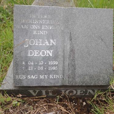 VILJOEN Johan Deon 1959-1995
