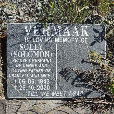 VERMAAK Solomon 1943-2020
