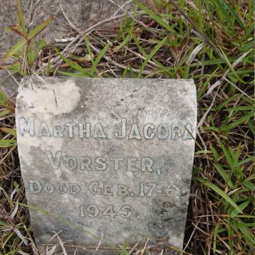 VORSTER Martha Jacoba 1945-1945
